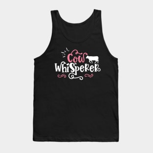 Cow Whisperer - Cute Farmer graphic Tank Top